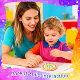 4 Sets DIY Glass Mosaic Tile Kits with Wooden Coasters